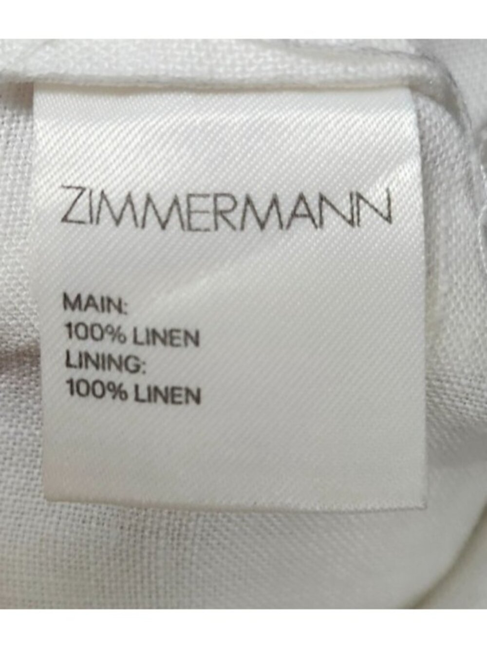 Zimmermann White Linen Lace Romper Playsuit Size 0 /US 4 Floral Embroidered Boho - Picture 9 of 15